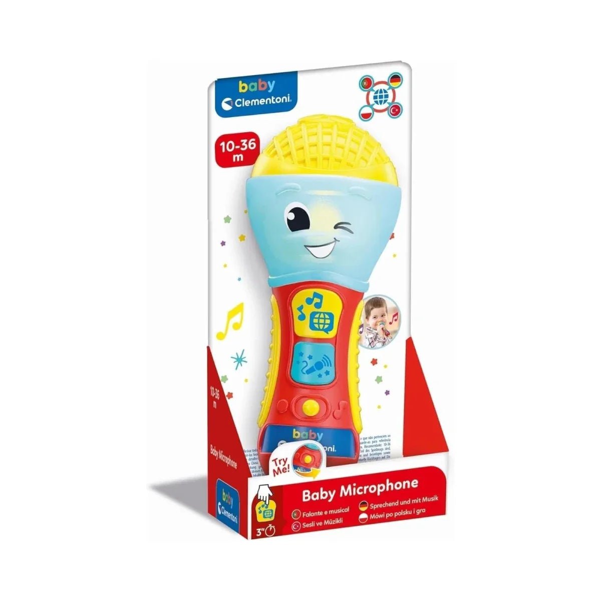 Clementoni Electronic Baby Microphone | Luxury Home Accessories | Heulog Glow