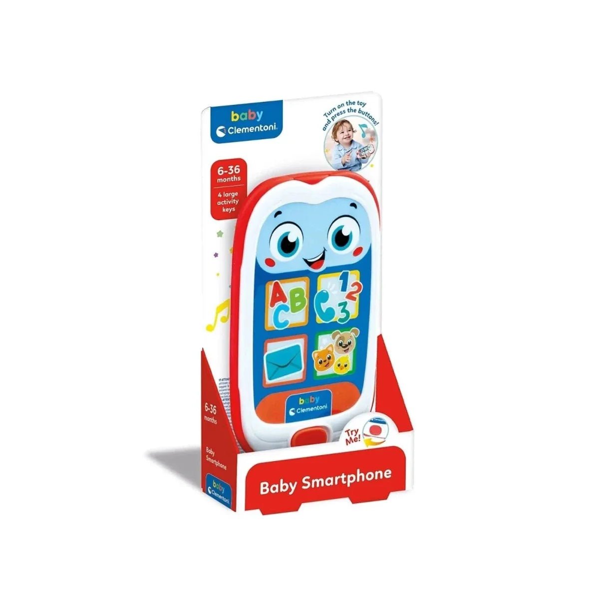Clementoni Electronic Baby Smartphone | Luxury Home Accessories | Heulog Glow