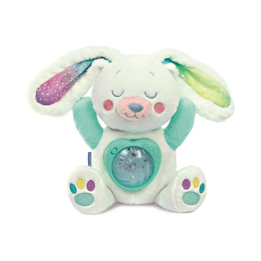 Clementoni Northern Lights Plush Arctic Bunny Projector | Luxury Home Accessories | Heulog Glow
