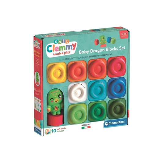 Clementoni Soft Clemmy Dragon Playset | Luxury Home Accessories | Heulog Glow