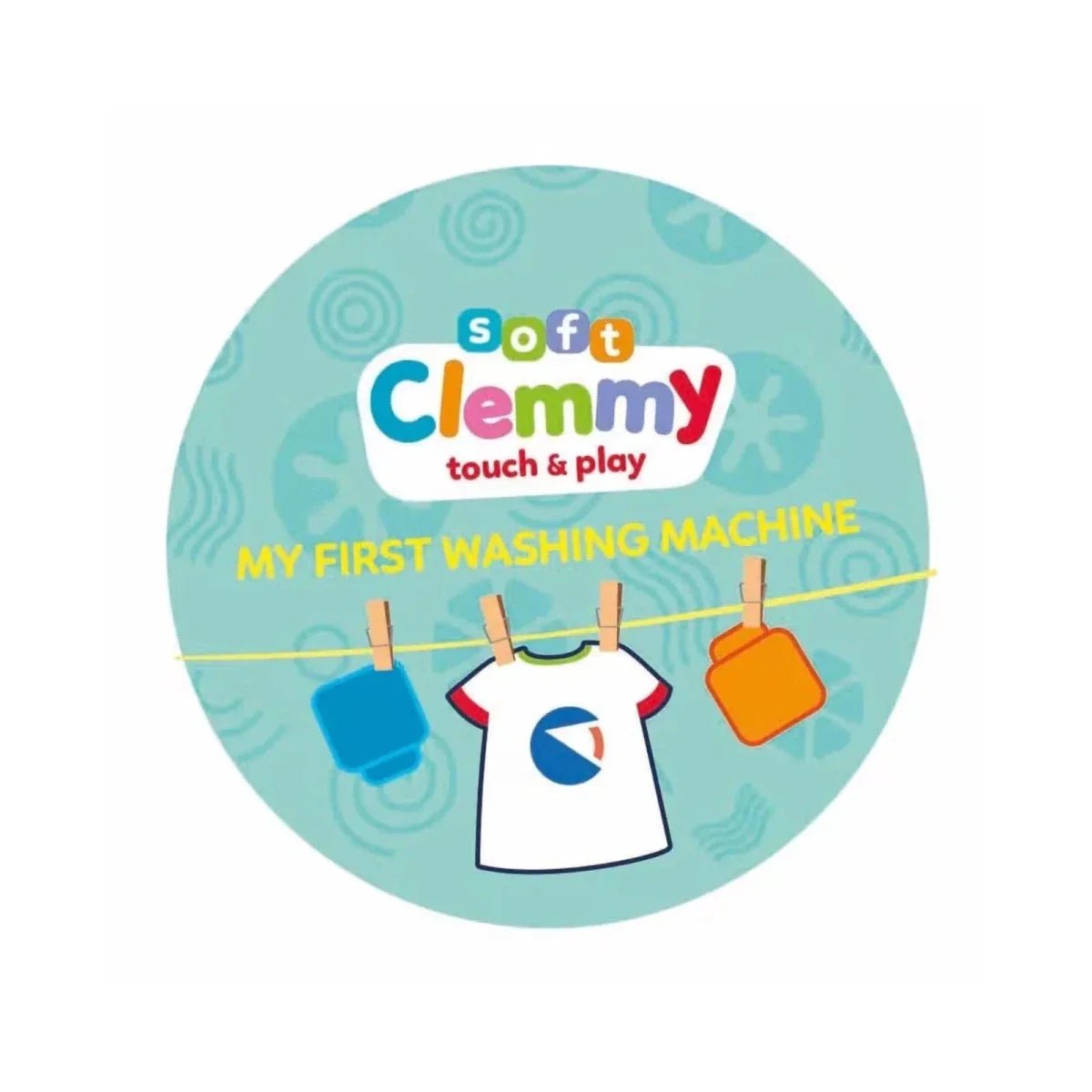 Clementoni Soft Clemmy Sensory Washing Machine Toy | Luxury Home Accessories | Heulog Glow
