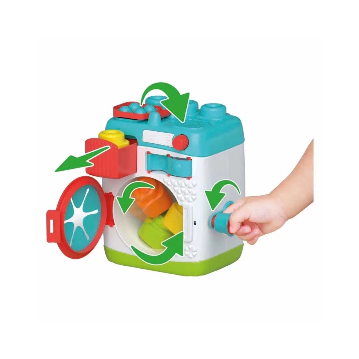 Clementoni Soft Clemmy Sensory Washing Machine Toy | Luxury Home Accessories | Heulog Glow
