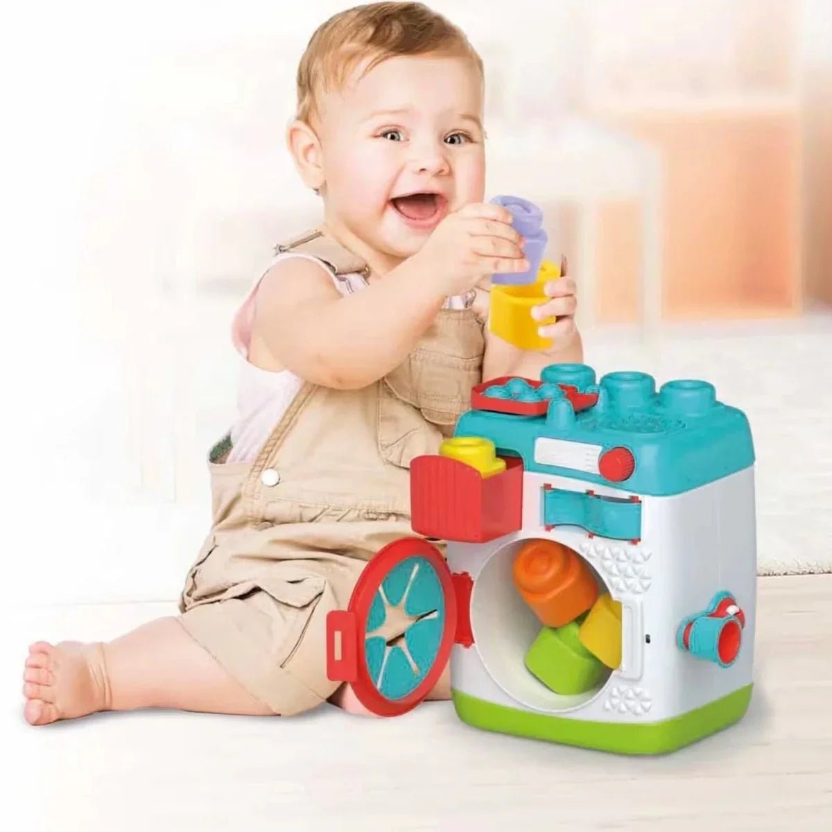 Clementoni Soft Clemmy Sensory Washing Machine Toy | Luxury Home Accessories | Heulog Glow