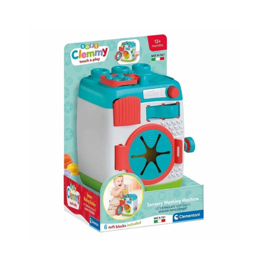 Clementoni Soft Clemmy Sensory Washing Machine Toy | Luxury Home Accessories | Heulog Glow