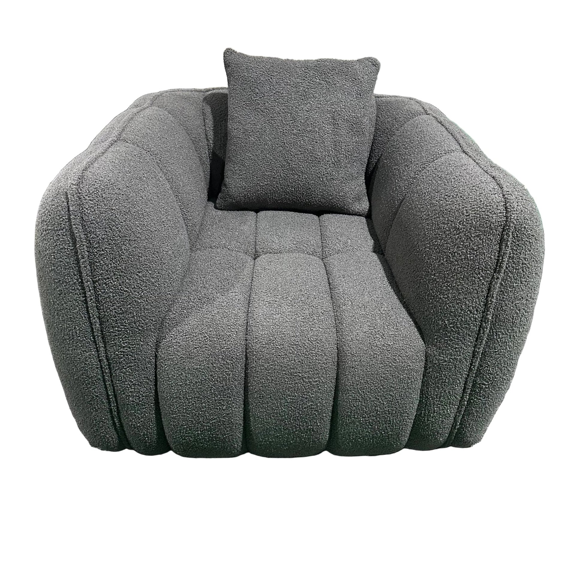 Cloud Comfort Boucl Armchair | Luxury Home Accessories | Heulog Glow