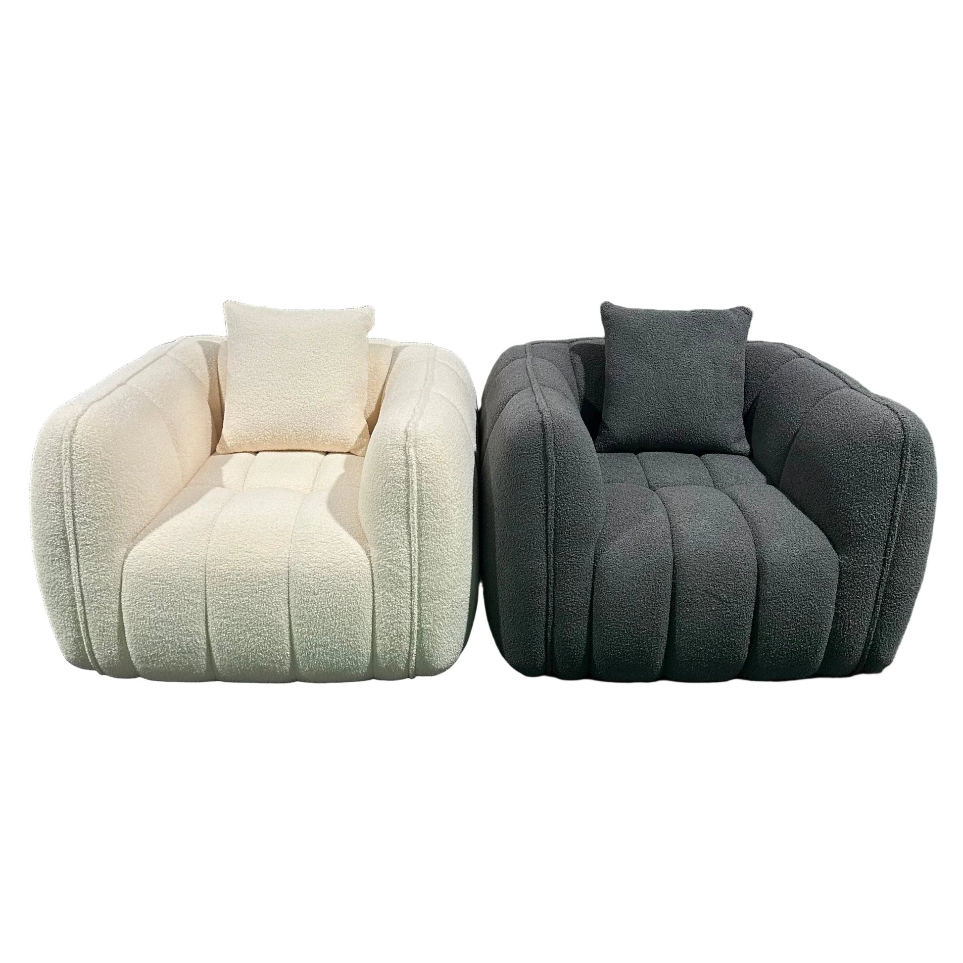 Cloud Comfort Boucl Armchair | Luxury Home Accessories | Heulog Glow