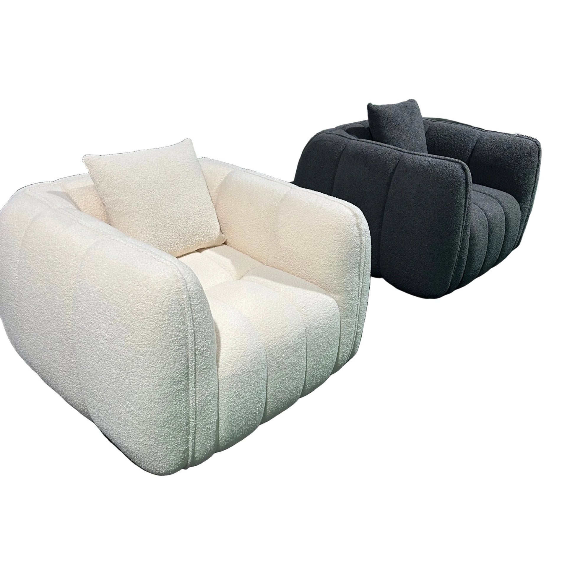 Cloud Comfort Boucl Armchair | Luxury Home Accessories | Heulog Glow