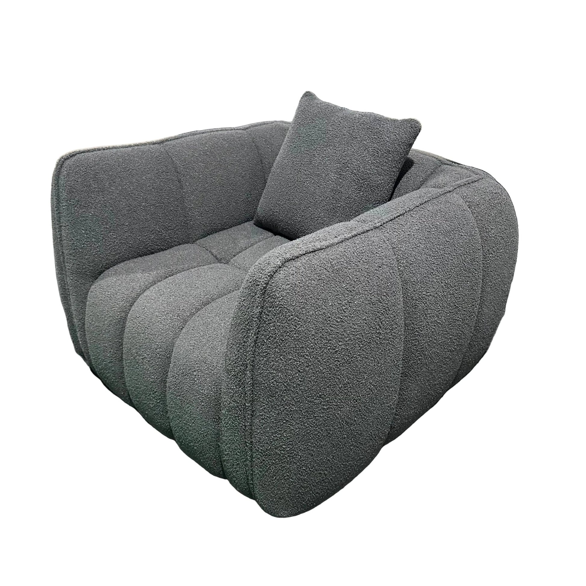 Cloud Comfort Boucl Armchair | Luxury Home Accessories | Heulog Glow