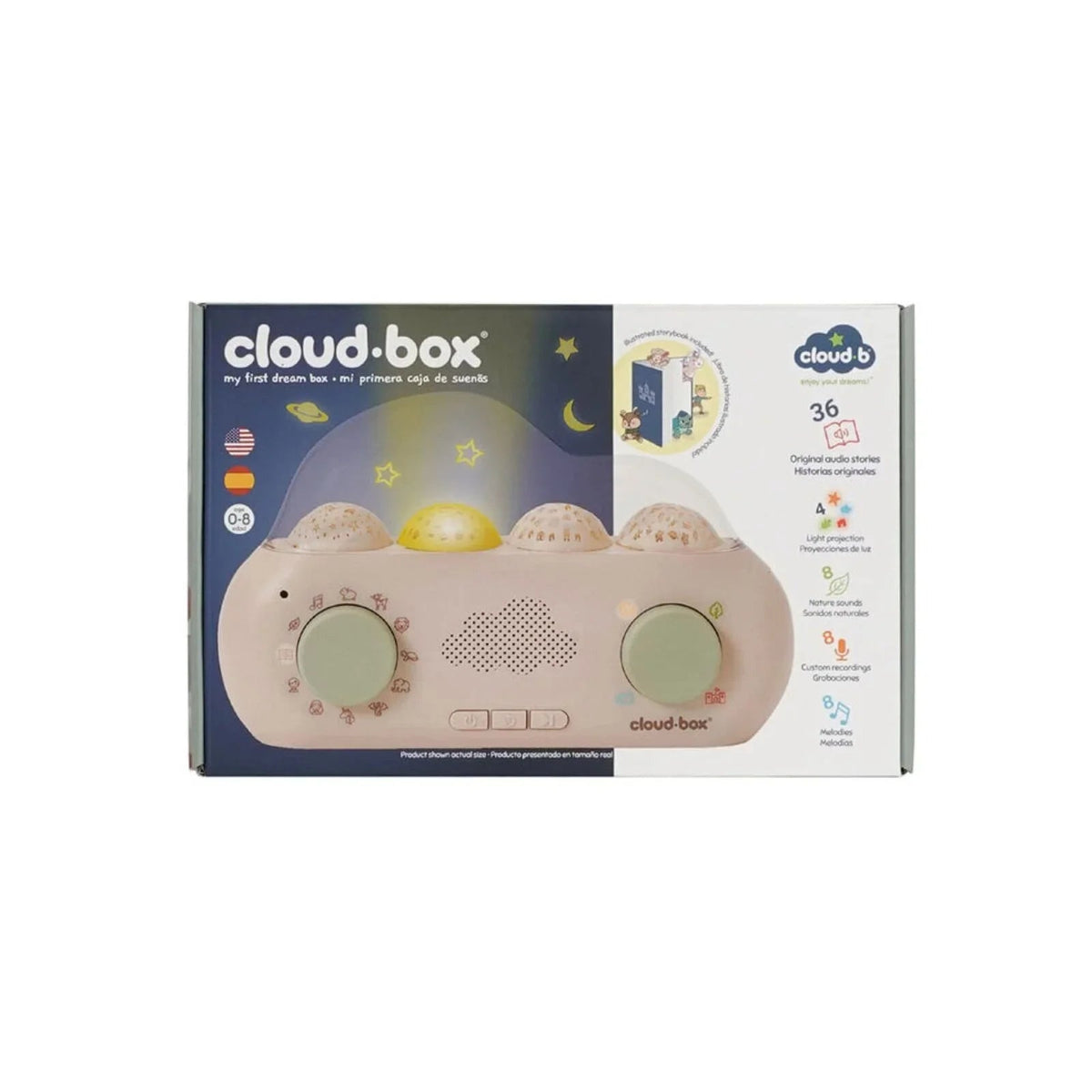 Cloud.b CloudBox Storyteller & Night Light | Luxury Home Accessories | Heulog Glow