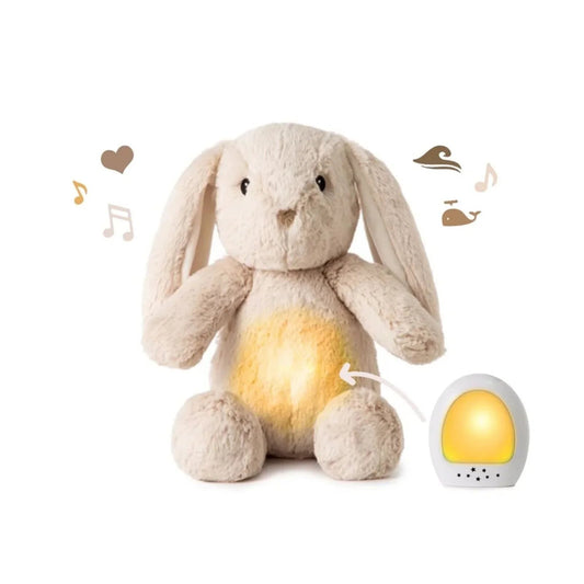 Cloud.b LoveLight Billy Bunny Nightlight & Sound Soother | Luxury Home Accessories | Heulog Glow