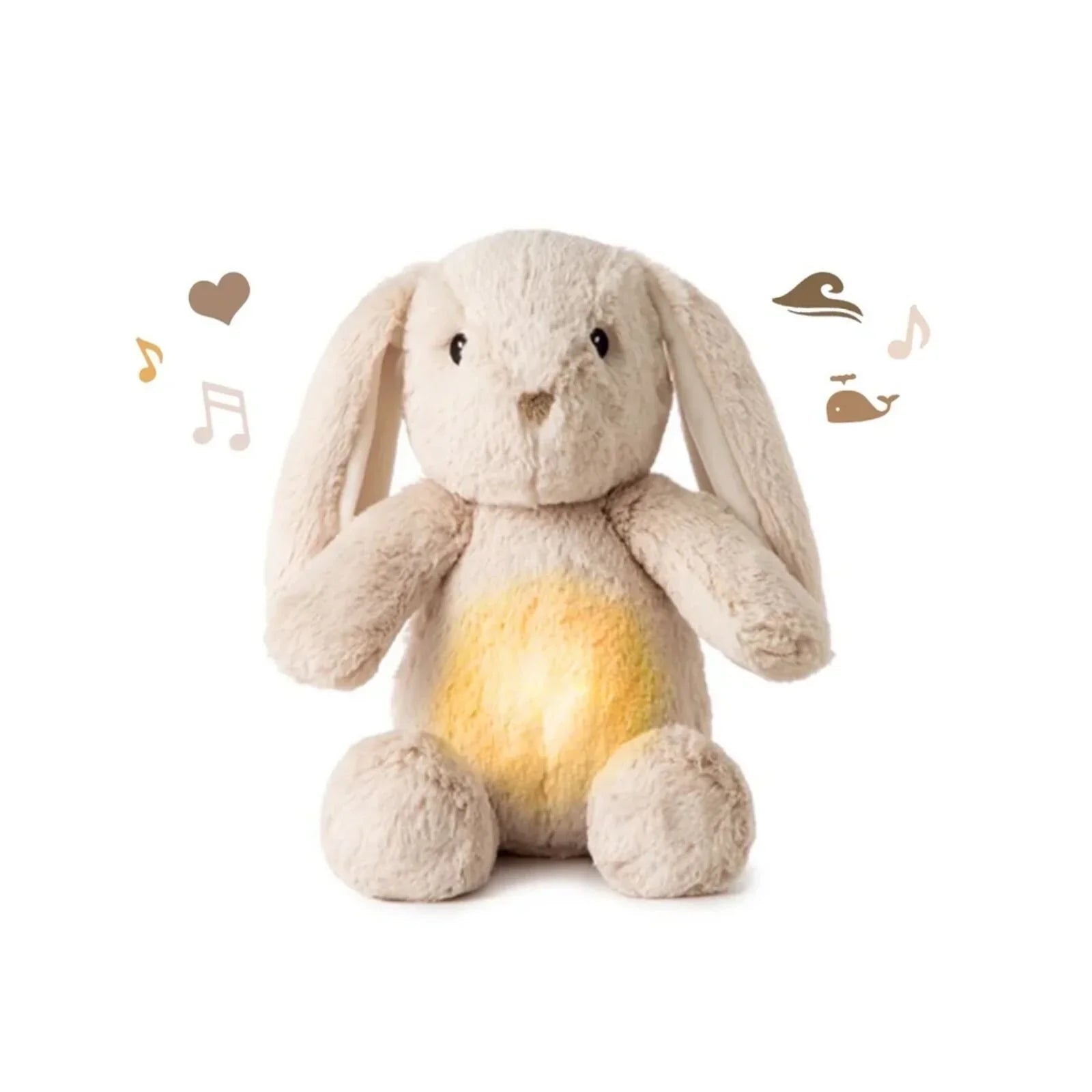 Cloud.b LoveLight Billy Bunny Nightlight & Sound Soother | Luxury Home Accessories | Heulog Glow