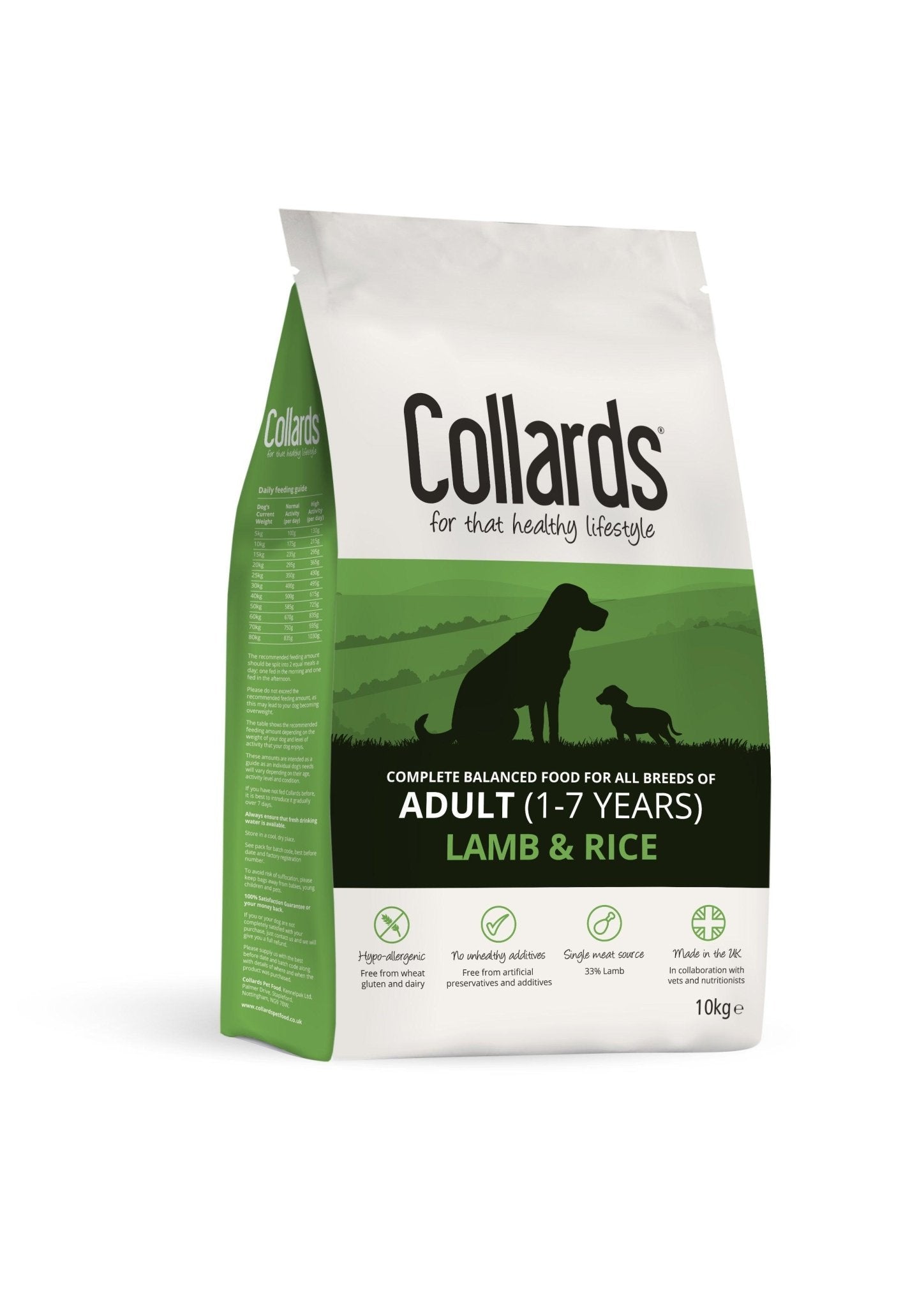 Collards Adult Lamb & Rice | Luxury Home Accessories | Heulog Glow