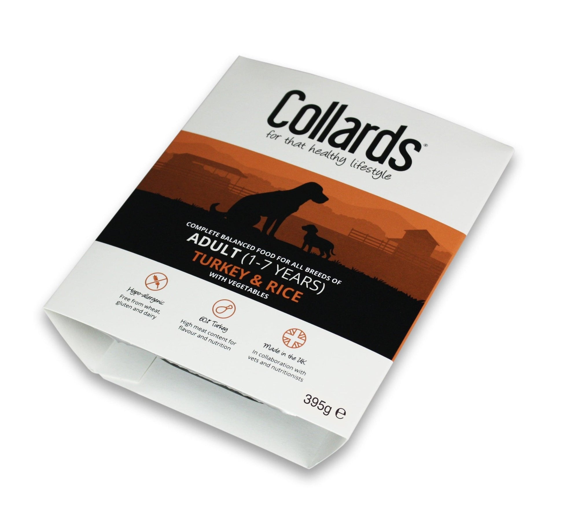 Collards Adult Turkey & Rice 7x395g | Luxury Home Accessories | Heulog Glow