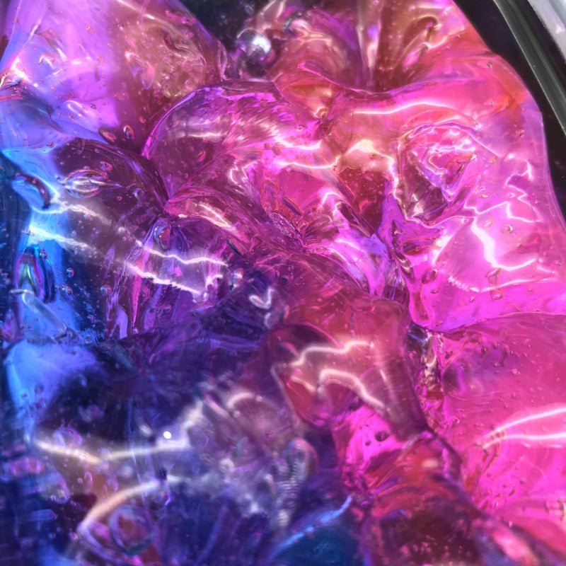 Color Matching Gradient Multicolor Crystal Mud Slime | Luxury Home Accessories | Heulog Glow