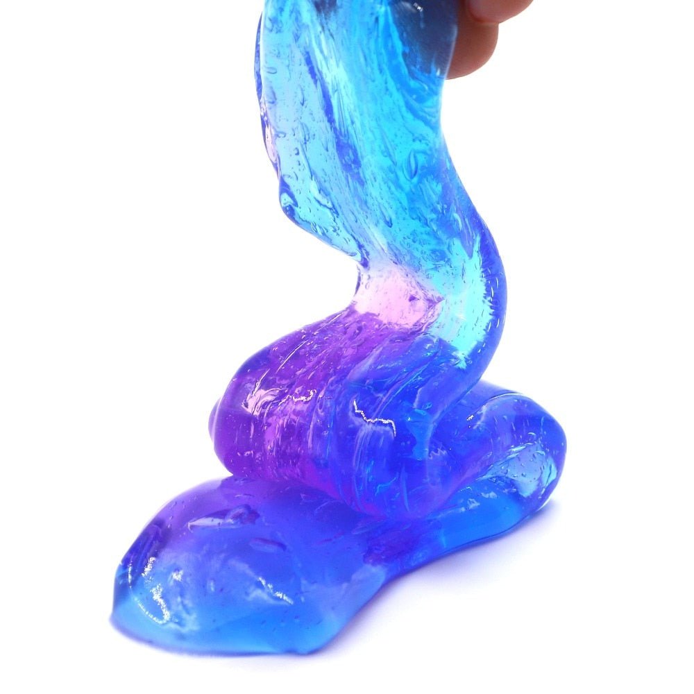 Color Matching Gradient Multicolor Crystal Mud Slime | Luxury Home Accessories | Heulog Glow
