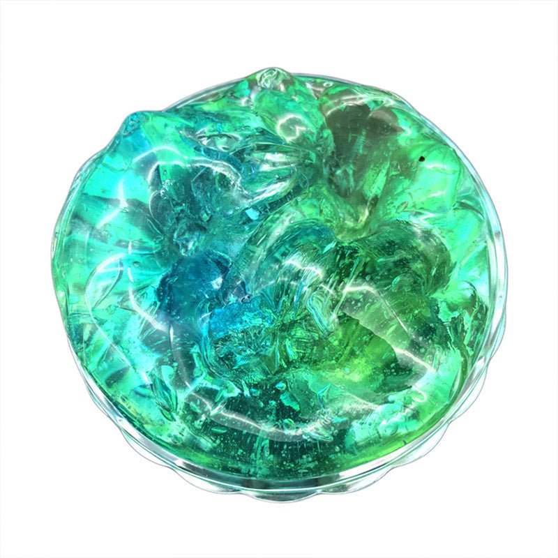 Color Matching Gradient Multicolor Crystal Mud Slime | Luxury Home Accessories | Heulog Glow