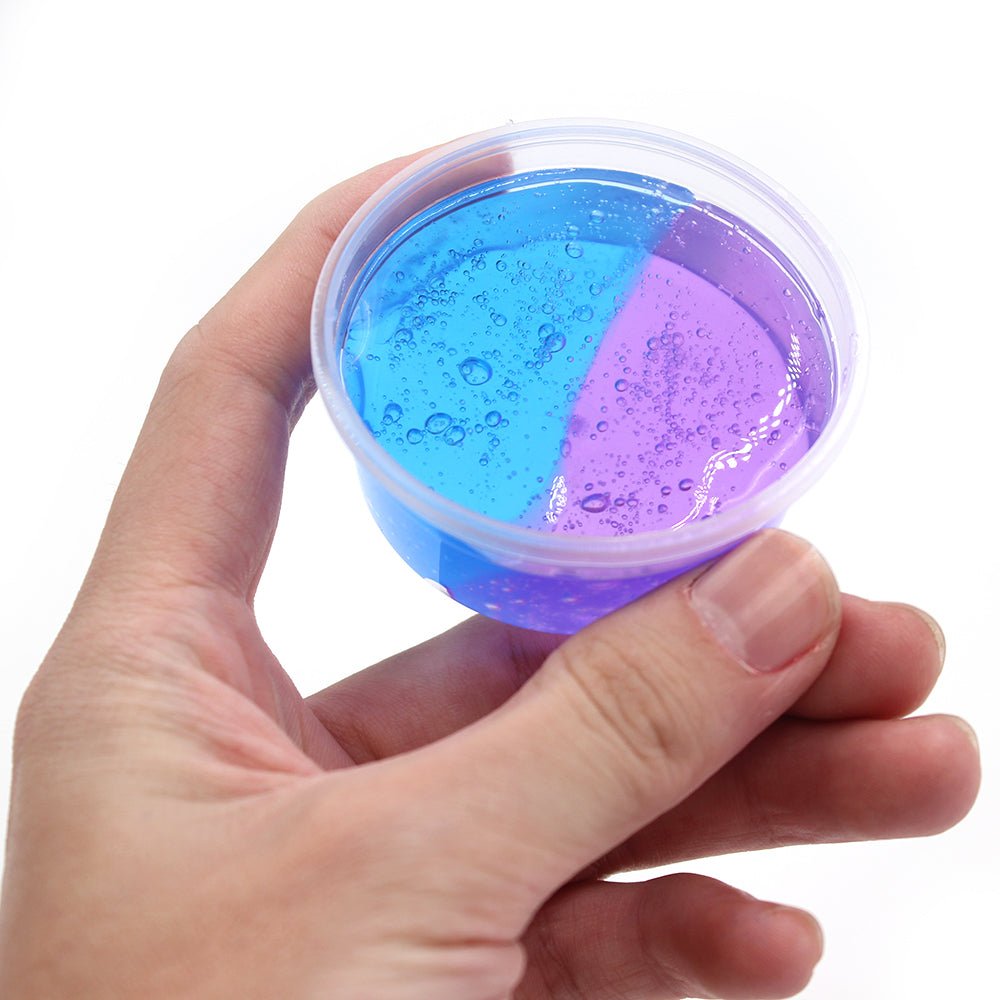 Color Matching Gradient Multicolor Crystal Mud Slime | Luxury Home Accessories | Heulog Glow