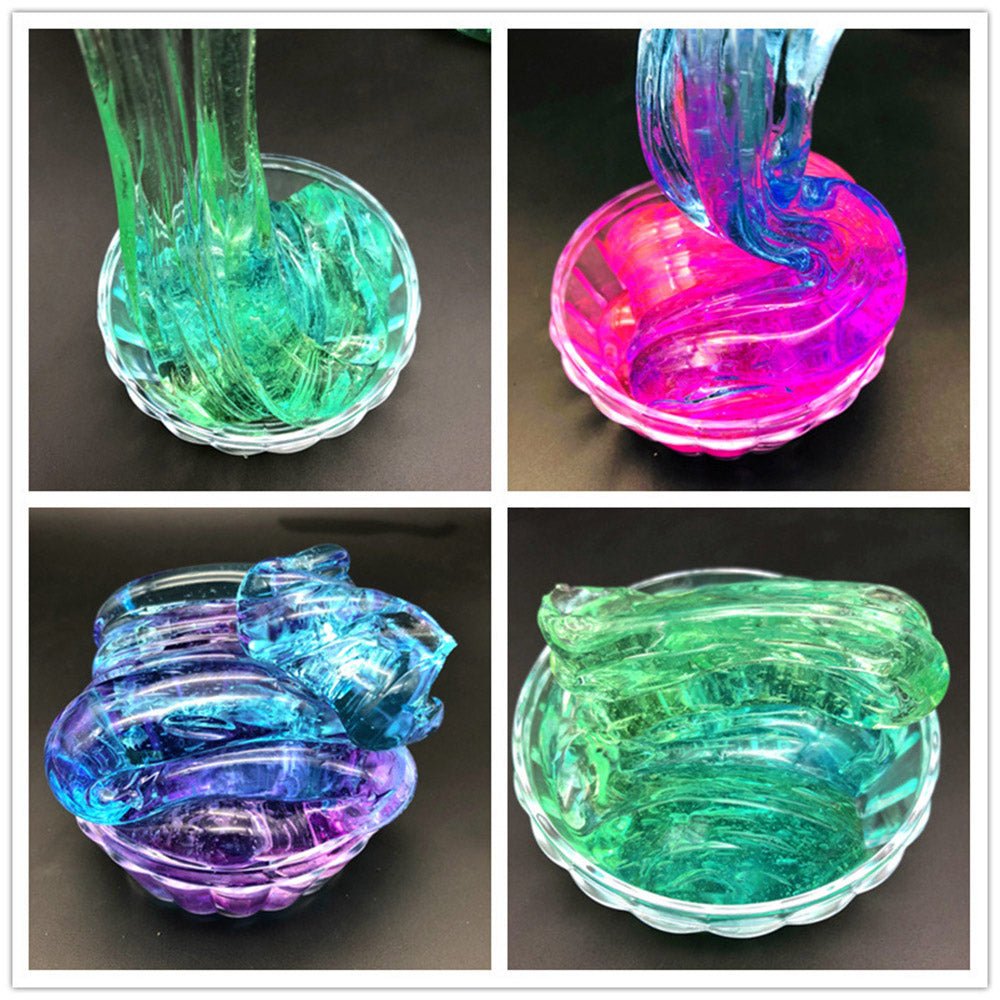 Color Matching Gradient Multicolor Crystal Mud Slime | Luxury Home Accessories | Heulog Glow