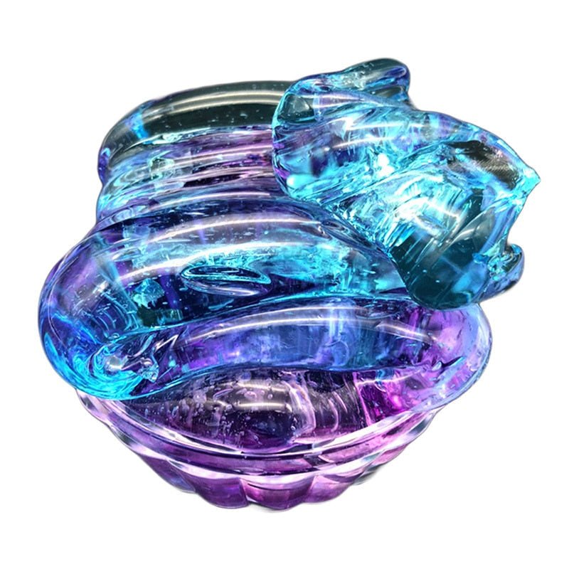 Color Matching Gradient Multicolor Crystal Mud Slime | Luxury Home Accessories | Heulog Glow
