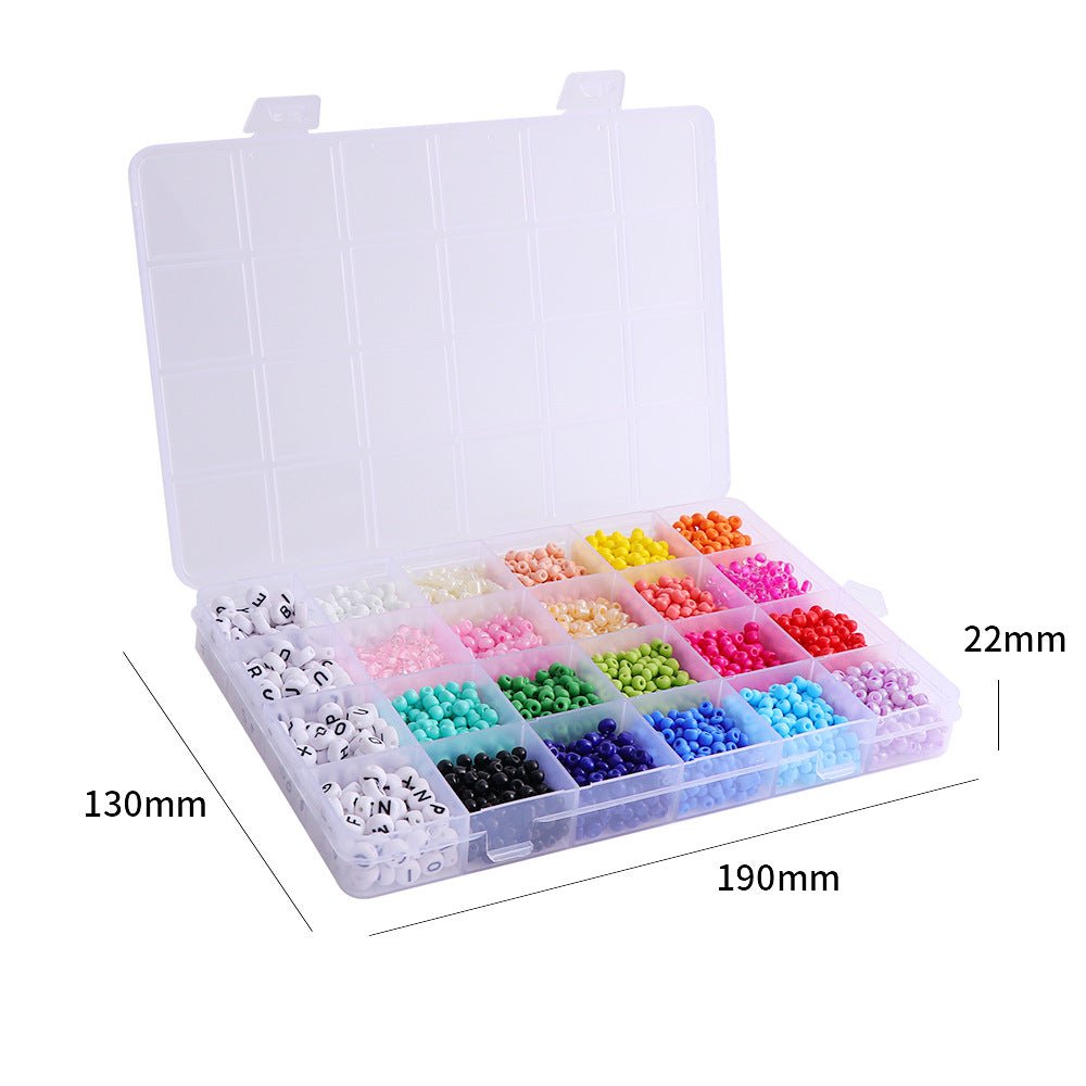 Colored Letter Beads Glass Rice Handmade Necklace | Luxury Home Accessories | Heulog Glow