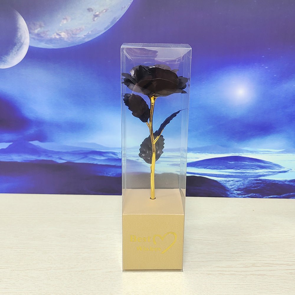 Colorful Gold Gold-foil Roses Mother's Day 520 Artificial Flower Valentine's Day Gift Christmas | Luxury Home Accessories | Heulog Glow