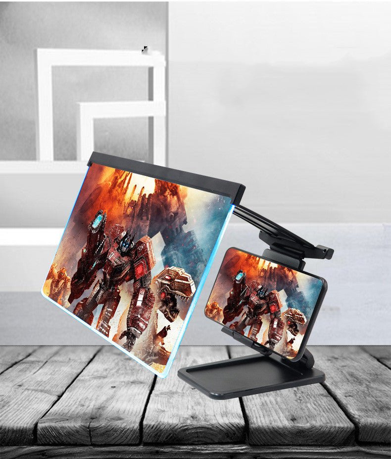 Compatible with Apple, 12 Inch Mobile Phone Screen Amplifier For IPad Movie Folding Shading 3D Screen Mobile Phone Amplifier Magnifier Cellphone Holder | Luxury Home Accessories | Heulog Glow