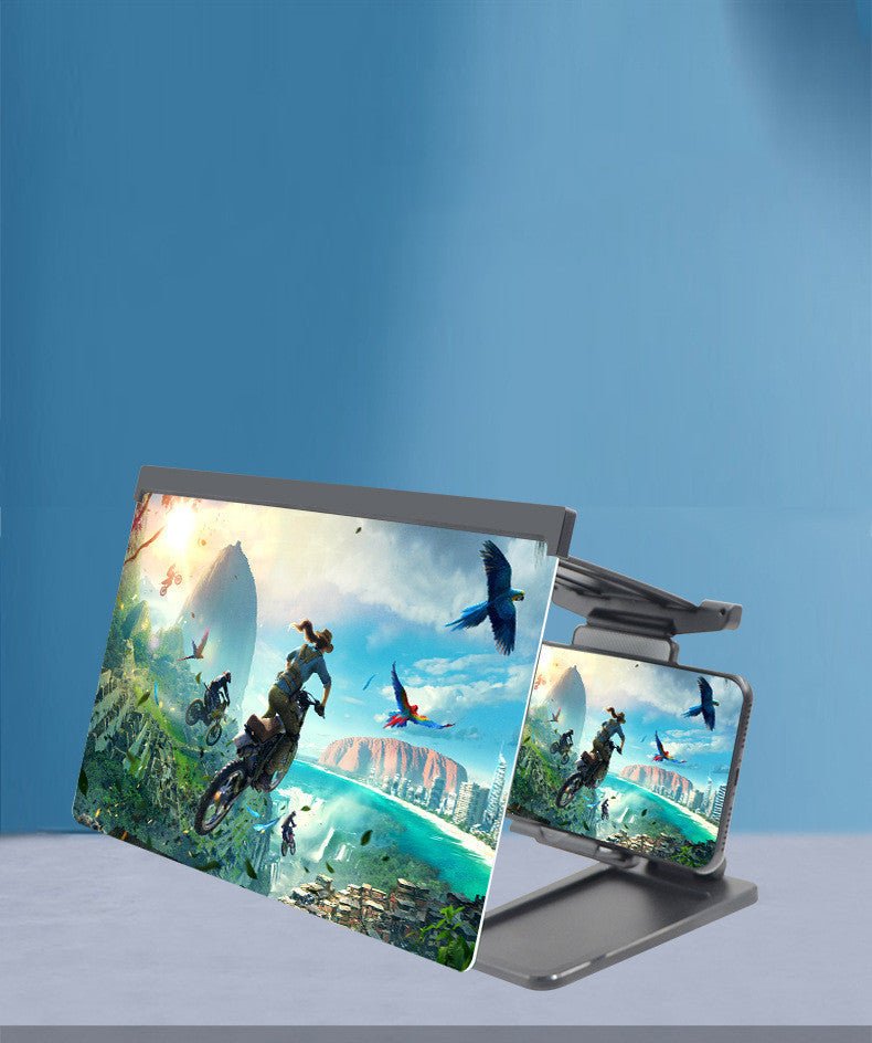 Compatible with Apple, 12 Inch Mobile Phone Screen Amplifier For IPad Movie Folding Shading 3D Screen Mobile Phone Amplifier Magnifier Cellphone Holder | Luxury Home Accessories | Heulog Glow