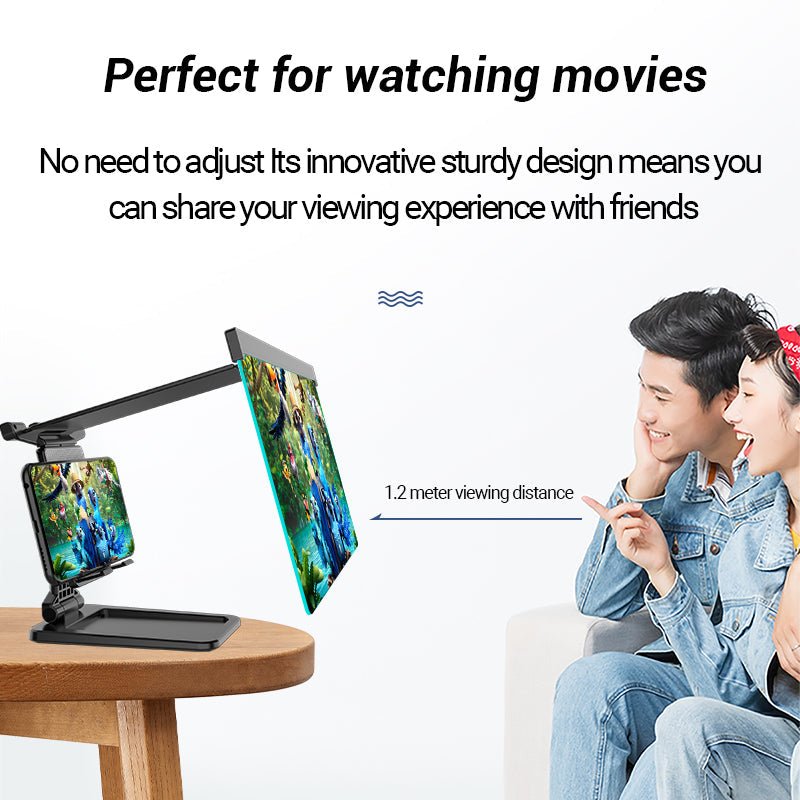 Compatible with Apple, 12 Inch Mobile Phone Screen Amplifier For IPad Movie Folding Shading 3D Screen Mobile Phone Amplifier Magnifier Cellphone Holder | Luxury Home Accessories | Heulog Glow