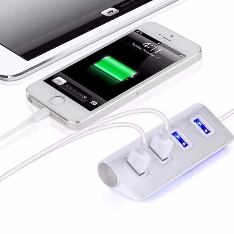 Compatible with Apple , Four-port USB 2.0 HUB hub | Luxury Home Accessories | Heulog Glow