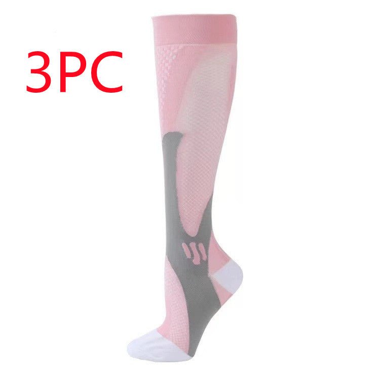 Compression Long Tube Sports Socks | Anti-Fatigue Elastic Athletic Socks for Running, Cycling & Gym | Men & Women | S–7XL | Luxury Home Accessories | Heulog Glow