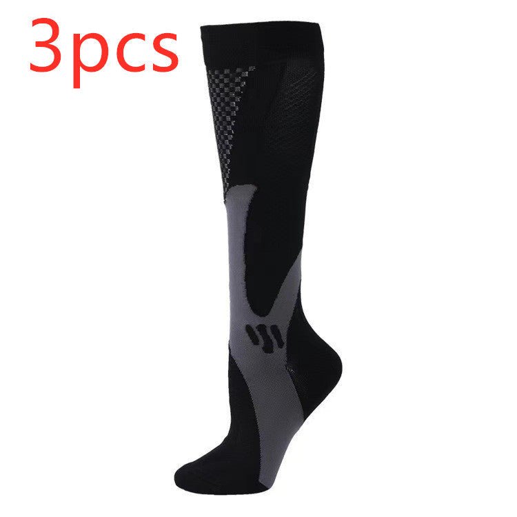 Compression Long Tube Sports Socks | Anti-Fatigue Elastic Athletic Socks for Running, Cycling & Gym | Men & Women | S–7XL | Luxury Home Accessories | Heulog Glow