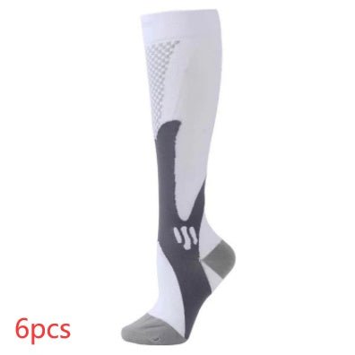 Compression Long Tube Sports Socks | Anti-Fatigue Elastic Athletic Socks for Running, Cycling & Gym | Men & Women | S–7XL | Luxury Home Accessories | Heulog Glow