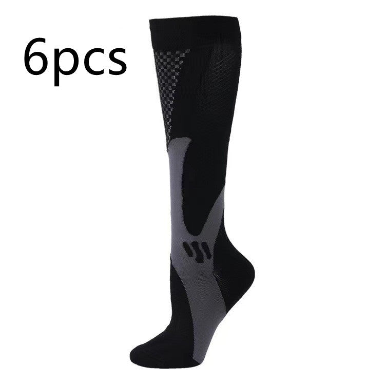 Compression Long Tube Sports Socks | Anti-Fatigue Elastic Athletic Socks for Running, Cycling & Gym | Men & Women | S–7XL | Luxury Home Accessories | Heulog Glow