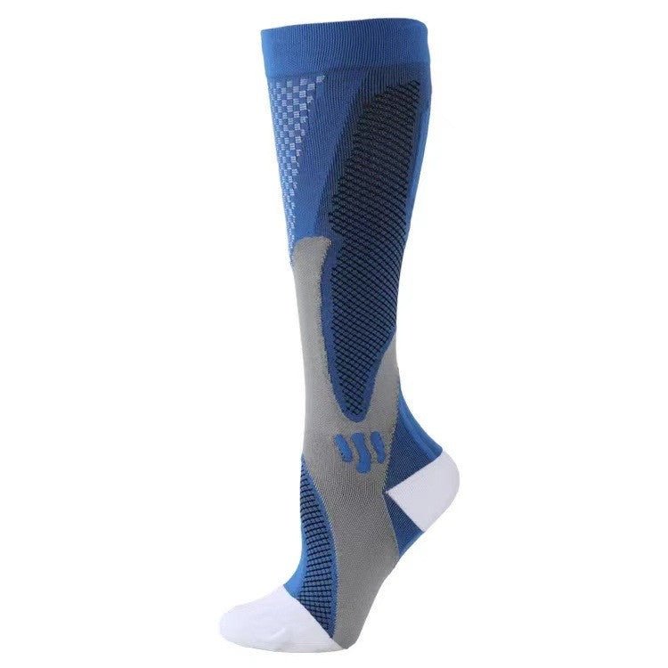 Compression Long Tube Sports Socks | Anti-Fatigue Elastic Athletic Socks for Running, Cycling & Gym | Men & Women | S–7XL | Luxury Home Accessories | Heulog Glow