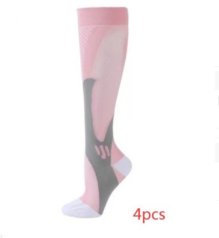 Compression Long Tube Sports Socks | Anti-Fatigue Elastic Athletic Socks for Running, Cycling & Gym | Men & Women | S–7XL | Luxury Home Accessories | Heulog Glow