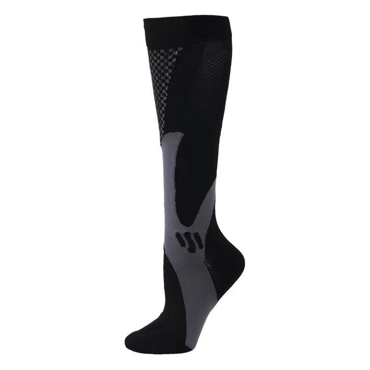 Compression Long Tube Sports Socks | Anti-Fatigue Elastic Athletic Socks for Running, Cycling & Gym | Men & Women | S–7XL | Luxury Home Accessories | Heulog Glow
