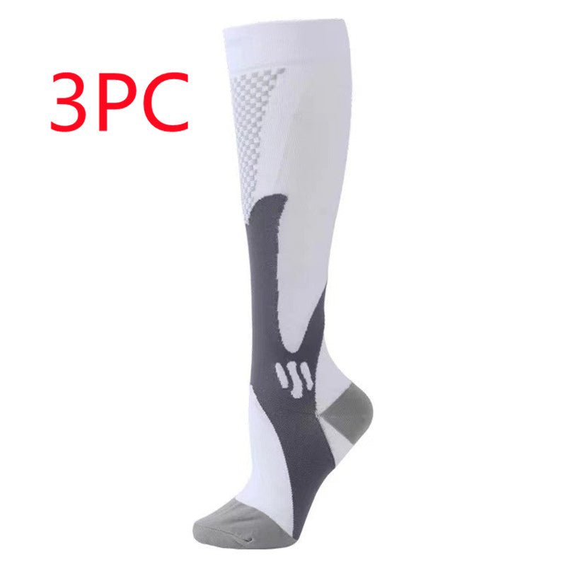 Compression Long Tube Sports Socks | Anti-Fatigue Elastic Athletic Socks for Running, Cycling & Gym | Men & Women | S–7XL | Luxury Home Accessories | Heulog Glow