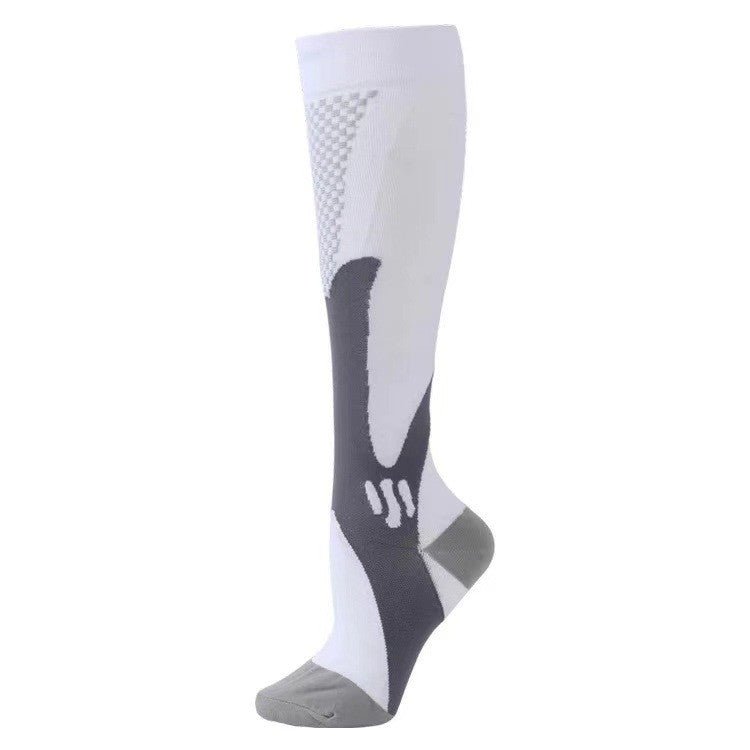 Compression Long Tube Sports Socks | Anti-Fatigue Elastic Athletic Socks for Running, Cycling & Gym | Men & Women | S–7XL | Luxury Home Accessories | Heulog Glow