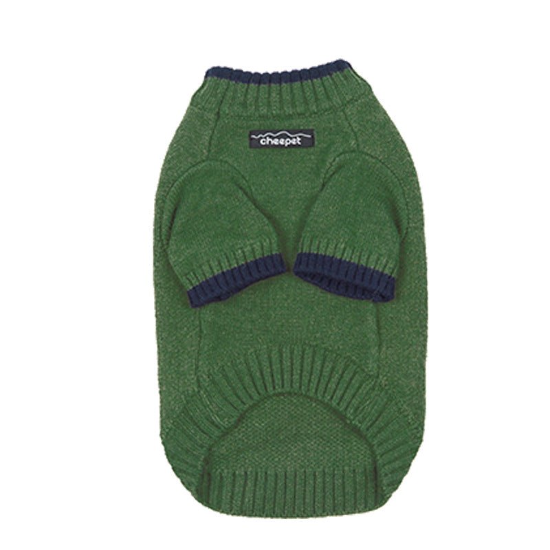 Contrast Color Two Legs Fall Winter Fashion Pet Sweater | Luxury Home Accessories | Heulog Glow