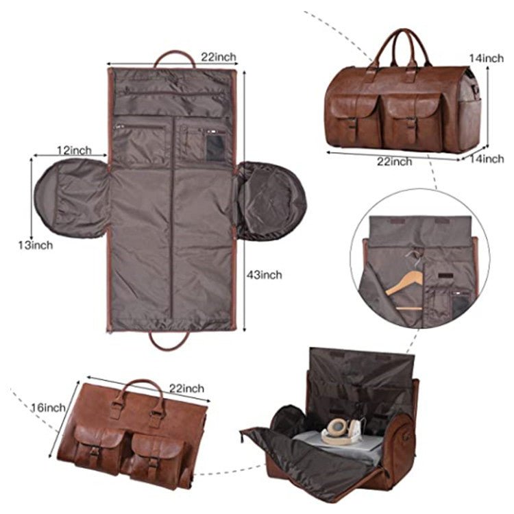 Convertible Travel Clothing Carry-on Luggage Bag | Luxury Home Accessories | Heulog Glow