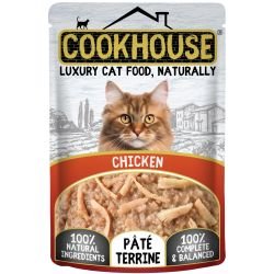 Cookhouse Cat Chicken Pate Terrine, 70g x 18 | Luxury Home Accessories | Heulog Glow
