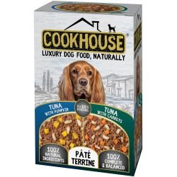 Cookhouse Dog Tuna Fish Pate Terrine 36 x 100g | Luxury Home Accessories | Heulog Glow