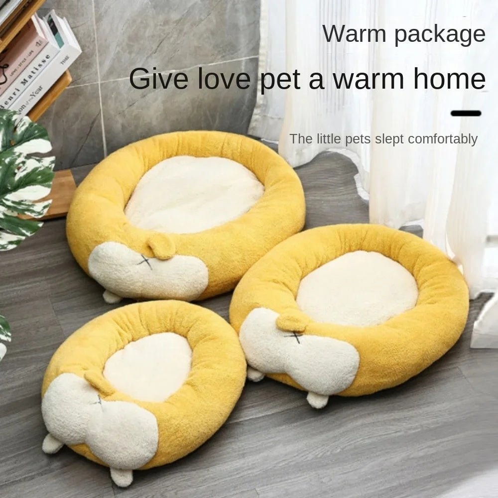 Corgi Shaped Bed For Dog Cat Soft Pet Kennel Cute Cat Nest Dogs Basket Sofa Puppy Sleeping Mat Pet Accessories | Luxury Home Accessories | Heulog Glow