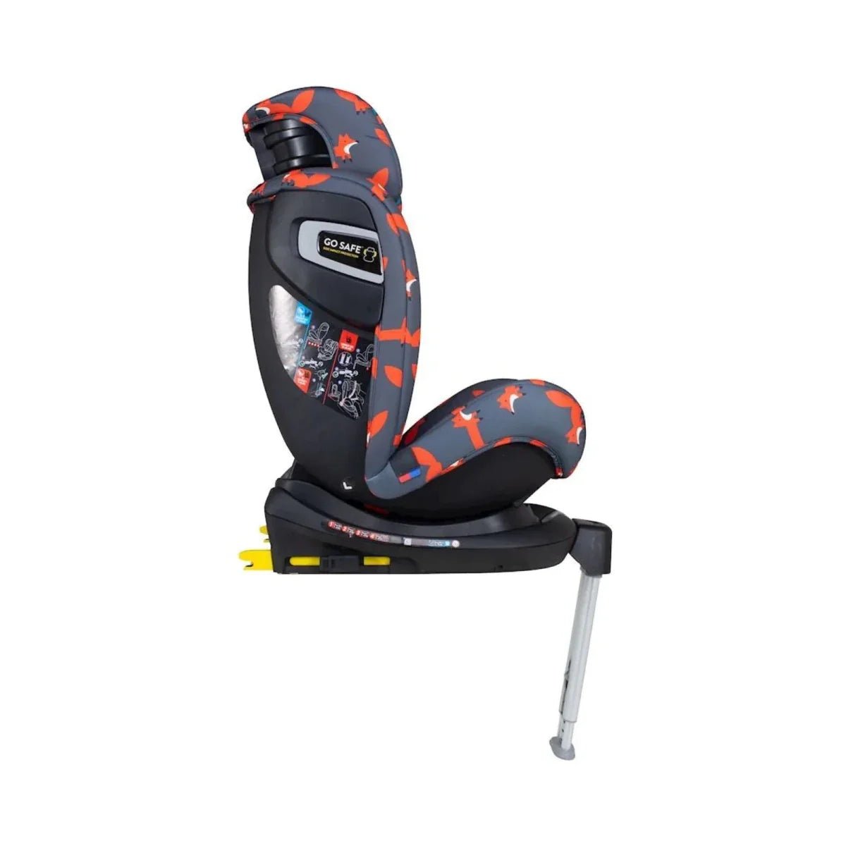 Cosatto All in All 360 Rotate i-Size Car Seat - Charcoal Mister Fox | Luxury Home Accessories | Heulog Glow