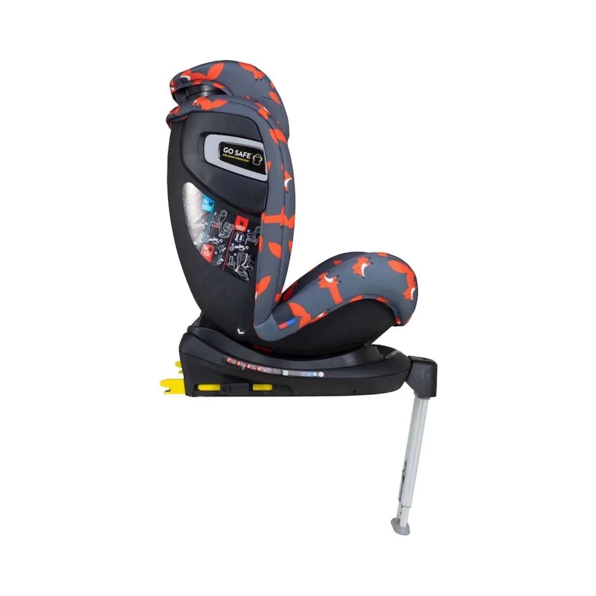 Cosatto All in All 360 Rotate i-Size Car Seat - Charcoal Mister Fox | Luxury Home Accessories | Heulog Glow