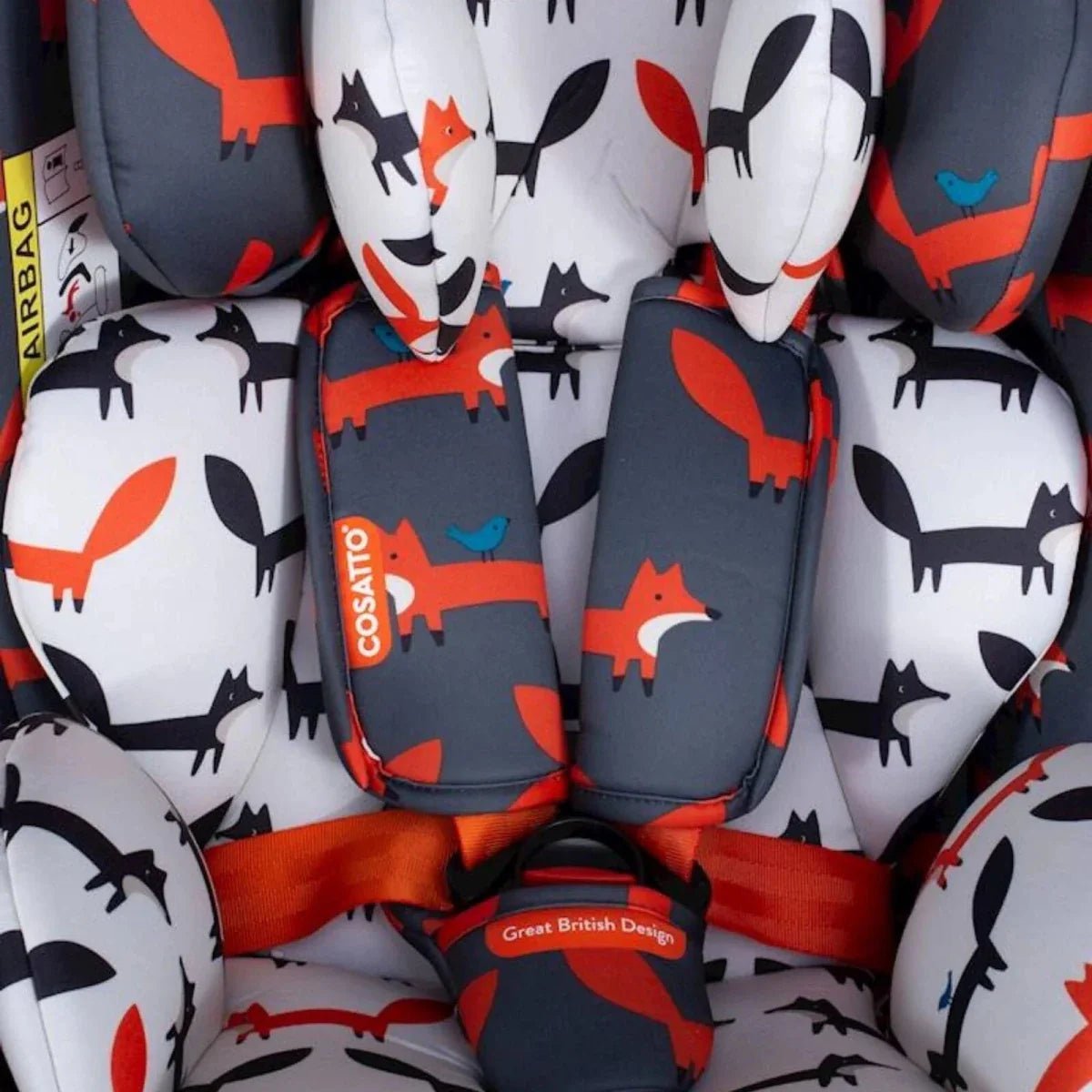 Cosatto All in All 360 Rotate i-Size Car Seat - Charcoal Mister Fox | Luxury Home Accessories | Heulog Glow