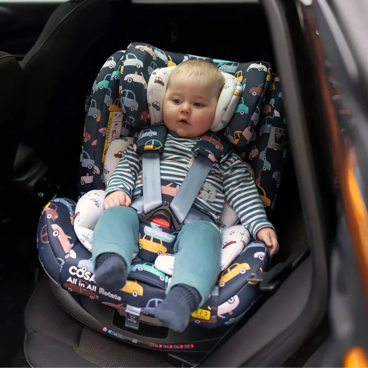 Cosatto All in All 360 Rotate i-Size Car Seat - Charcoal Mister Fox | Luxury Home Accessories | Heulog Glow