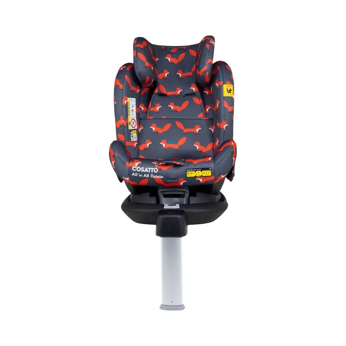 Cosatto All in All 360 Rotate i-Size Car Seat - Charcoal Mister Fox | Luxury Home Accessories | Heulog Glow