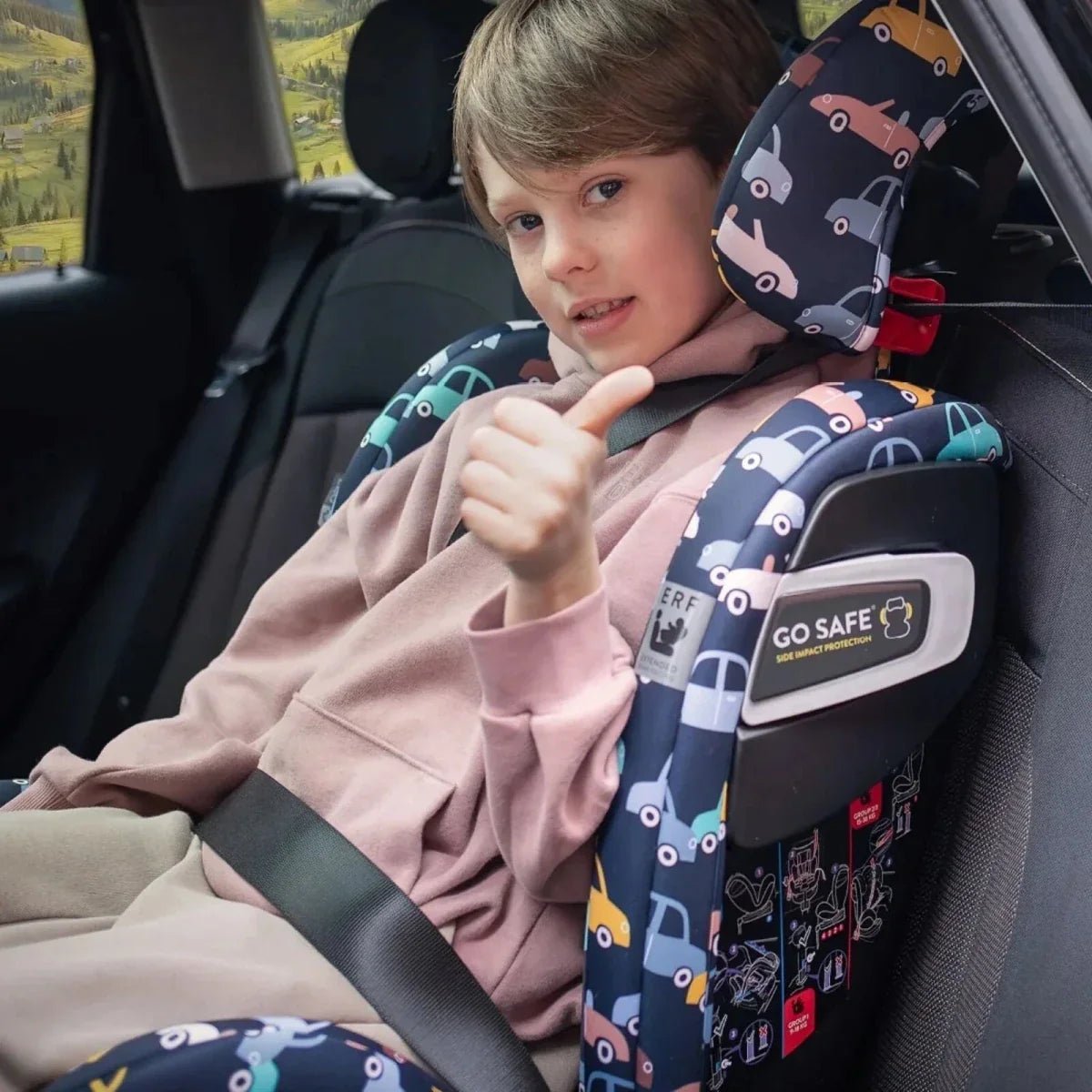 Cosatto All in All 360 Rotate i-Size Car Seat - Charcoal Mister Fox | Luxury Home Accessories | Heulog Glow