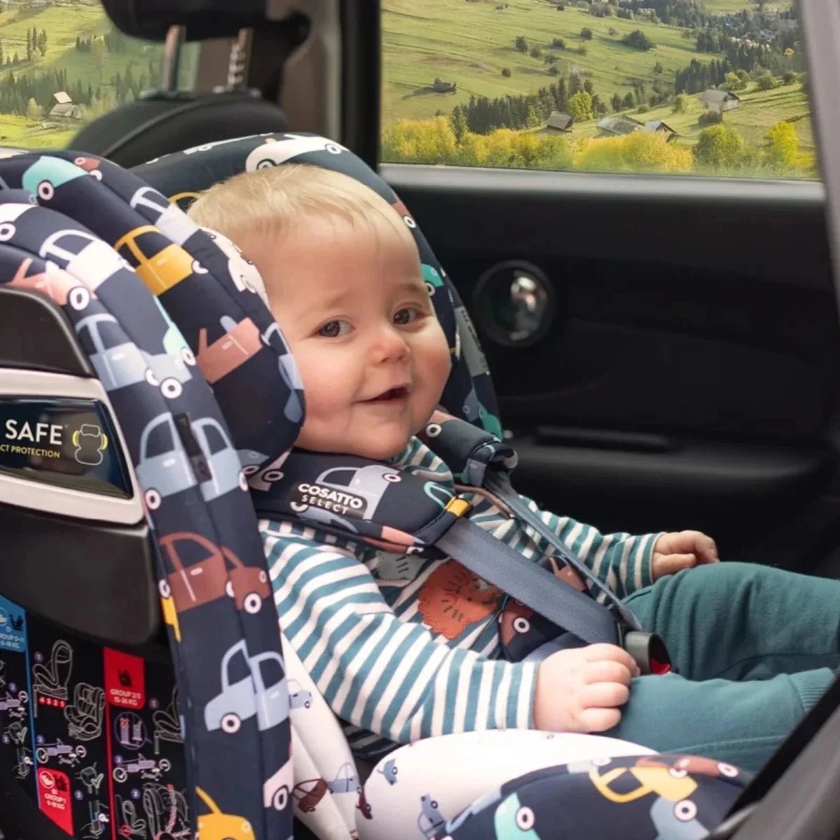 Cosatto All in All 360 Rotate i-Size Car Seat - Charcoal Mister Fox | Luxury Home Accessories | Heulog Glow